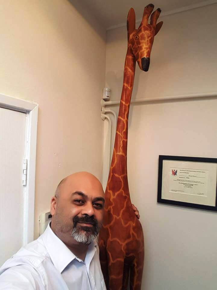 Giraffe with Nav Walia Podiatrist