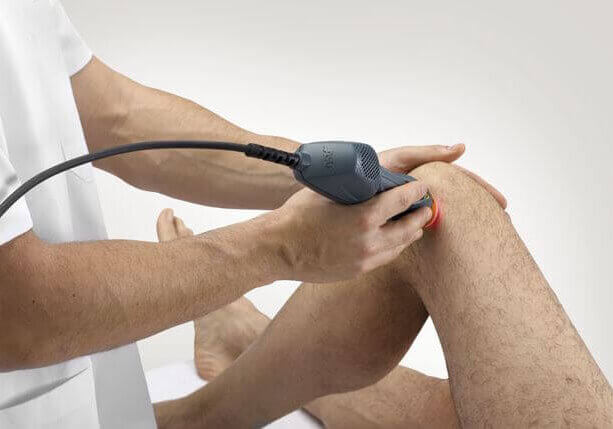 Therapeutic laser treatment at MyPod Foot Clinic